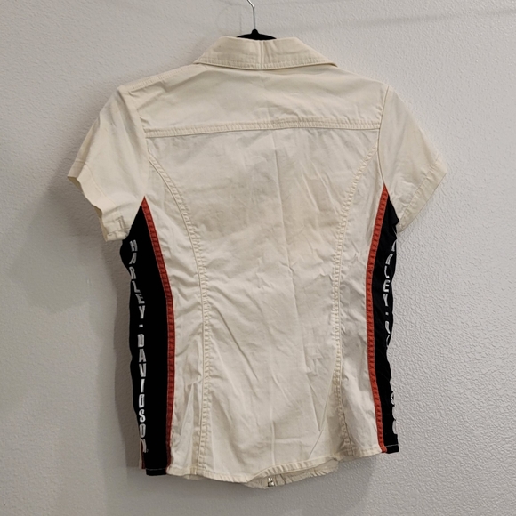 Harley Davidson Zip Up Top - Picture 2 of 5